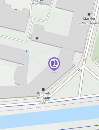 Карта с меткой нашего расположения.